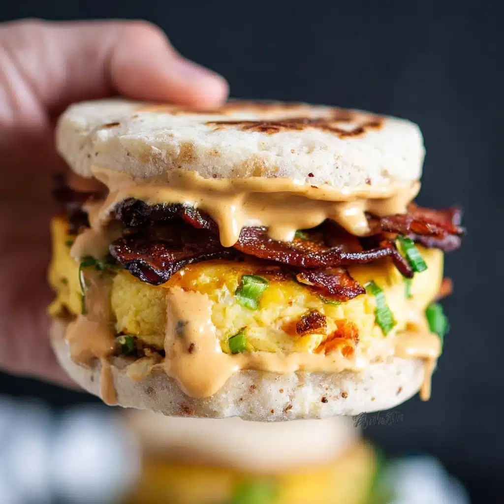 Chipotle Egg Scramble Breakfast Sandwiches Recipe - Recipe Image