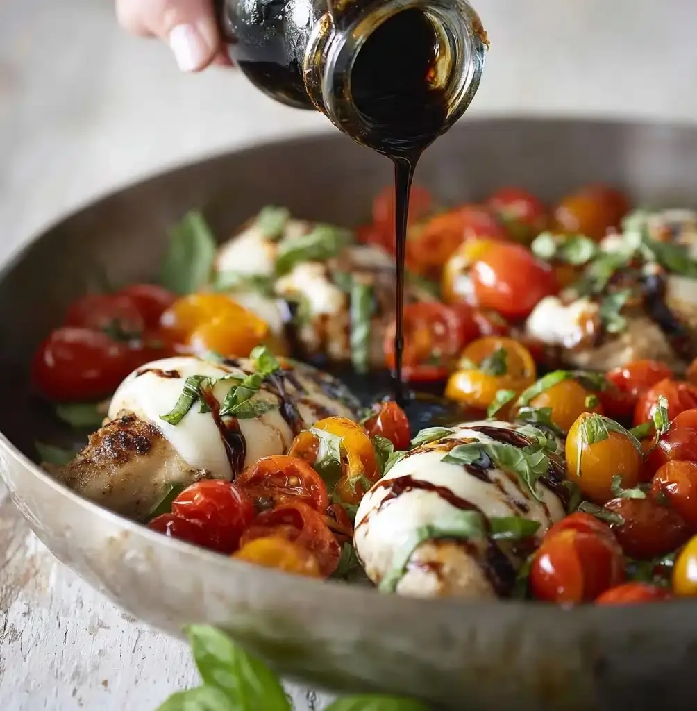 Bruschetta Chicken Pasta Recipe - Recipe Image