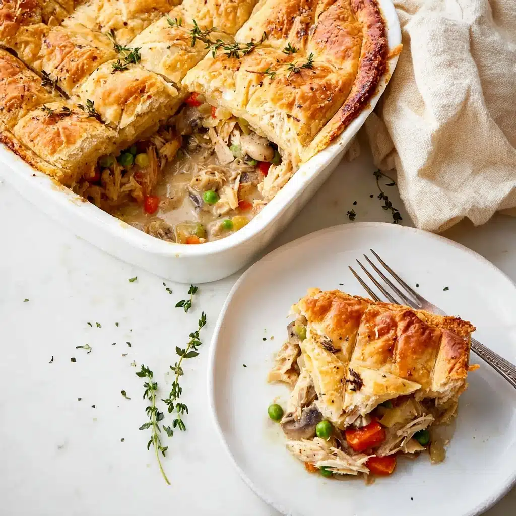 Chicken Wild Rice Pot Pie Recipe - Recipe Image