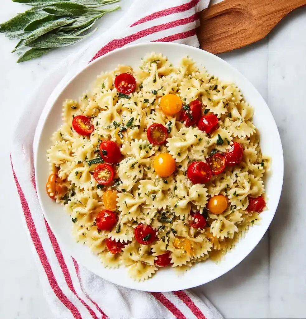 Creamy Goat Cheese Spinach Pasta Recipe - Recipe Image