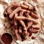 Homemade Churros with Mexican Chocolate Dipping Sauce Recipe