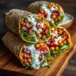 Buffalo Chickpea Wraps Recipe