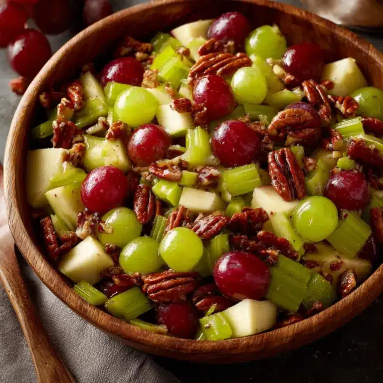 Apple Salad with Honeycrisp Apples, Celery, Grapes, Pecans Recipe