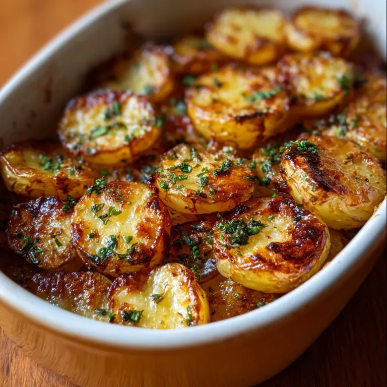 Cheesy Ranch Oven Roasted Potatoes Recipe