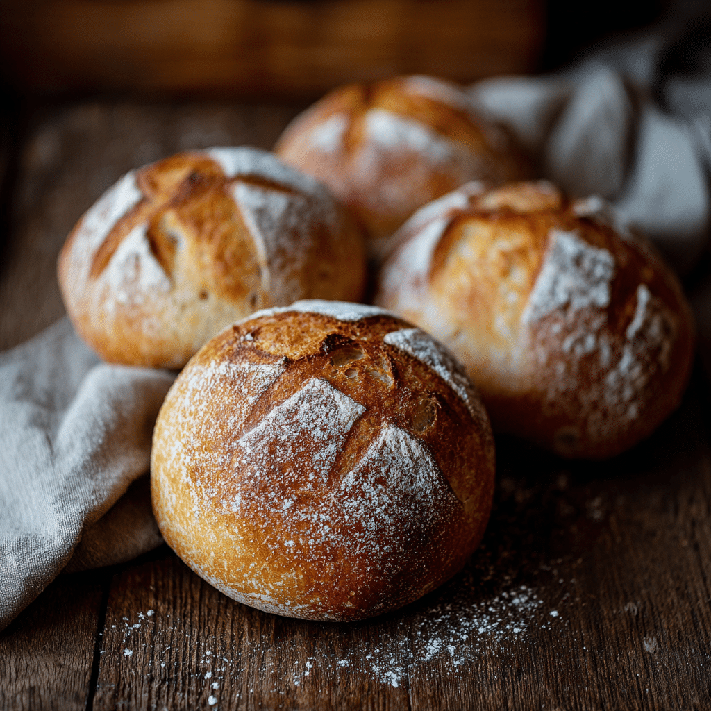 Crusty French Bread Rolls Recipe - Recipe Image