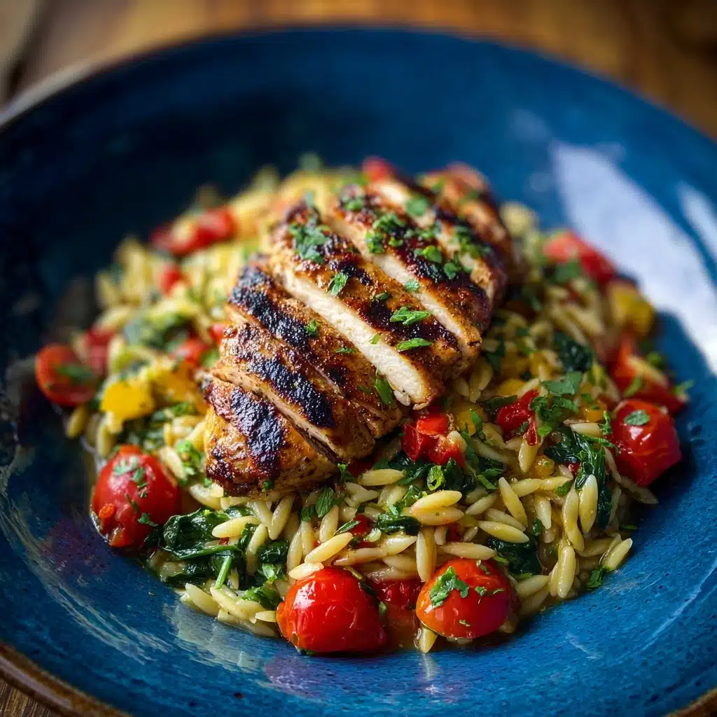 High Protein Chicken Orzo Recipe - Recipe Image