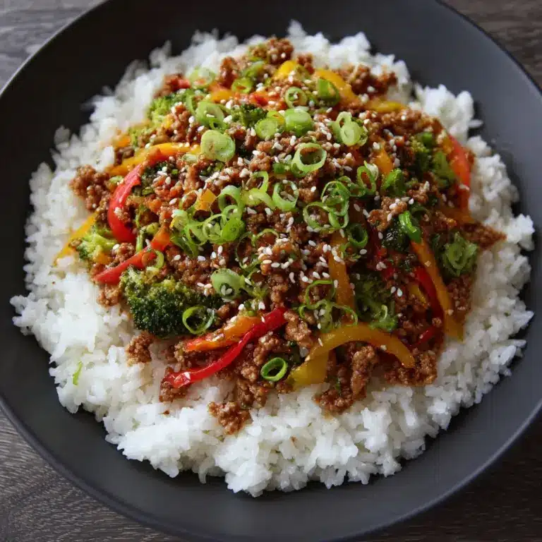 Ground Turkey Teriyaki Stir Fry Recipe