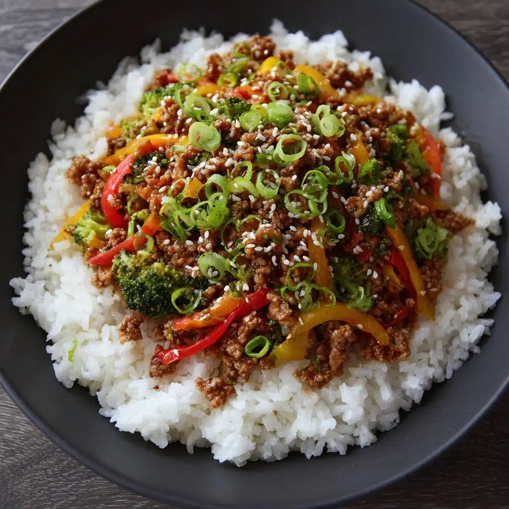 Ground Turkey Teriyaki Stir Fry Recipe - Recipe Image