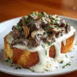Beef Stroganoff French Bread Toast Recipe