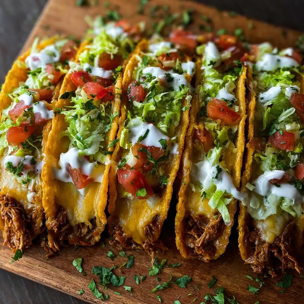 Loaded Cheesy Pocket Tacos Recipe - Recipe Image