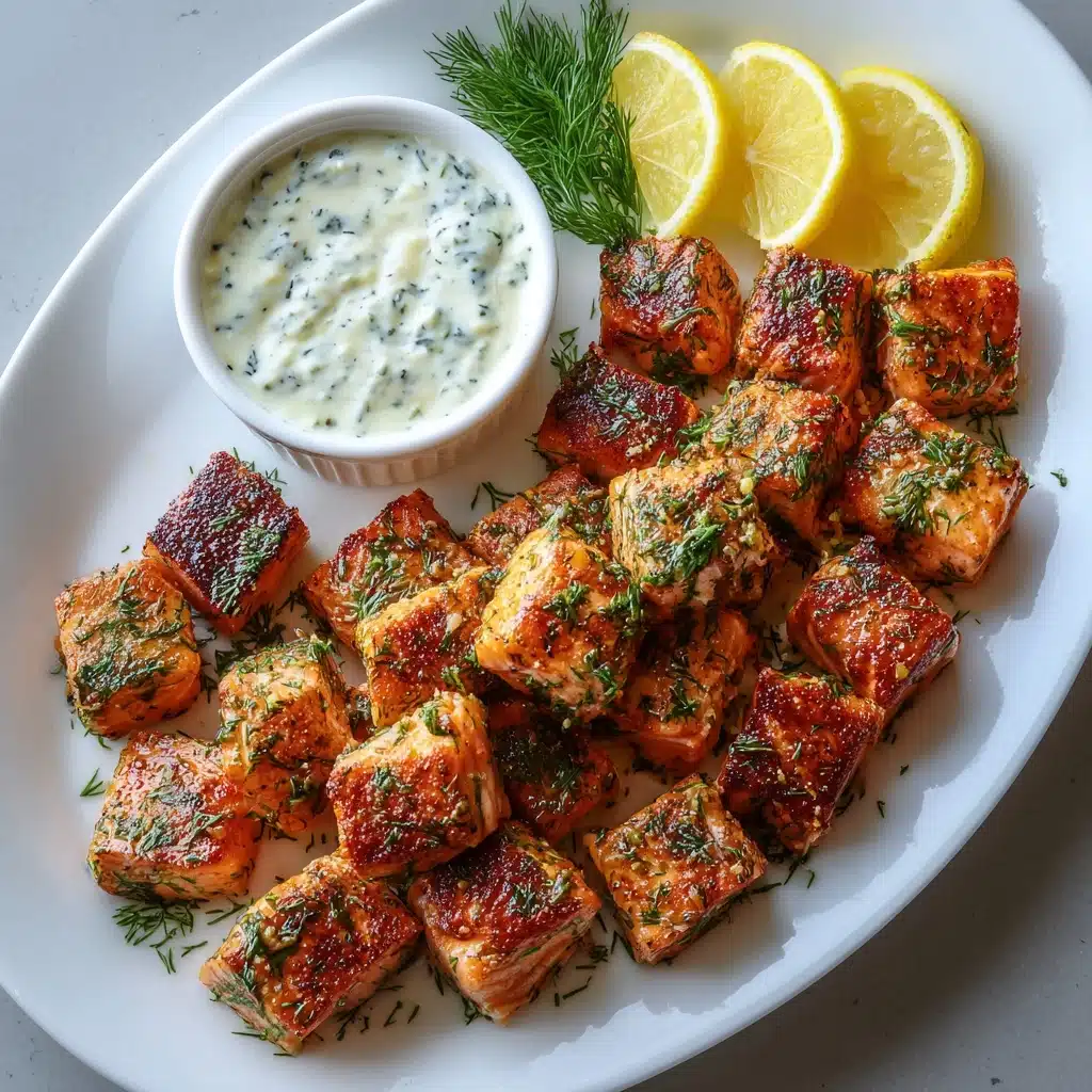 Air Fryer Salmon Bites Recipe - Recipe Image
