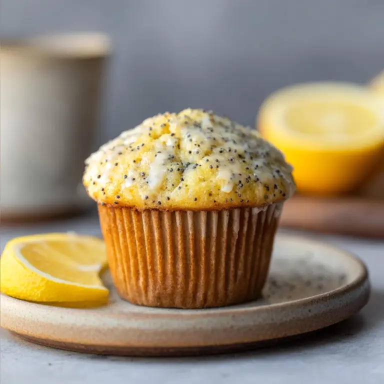 Better than Bakery Lemon Poppy Seed Muffins Recipe