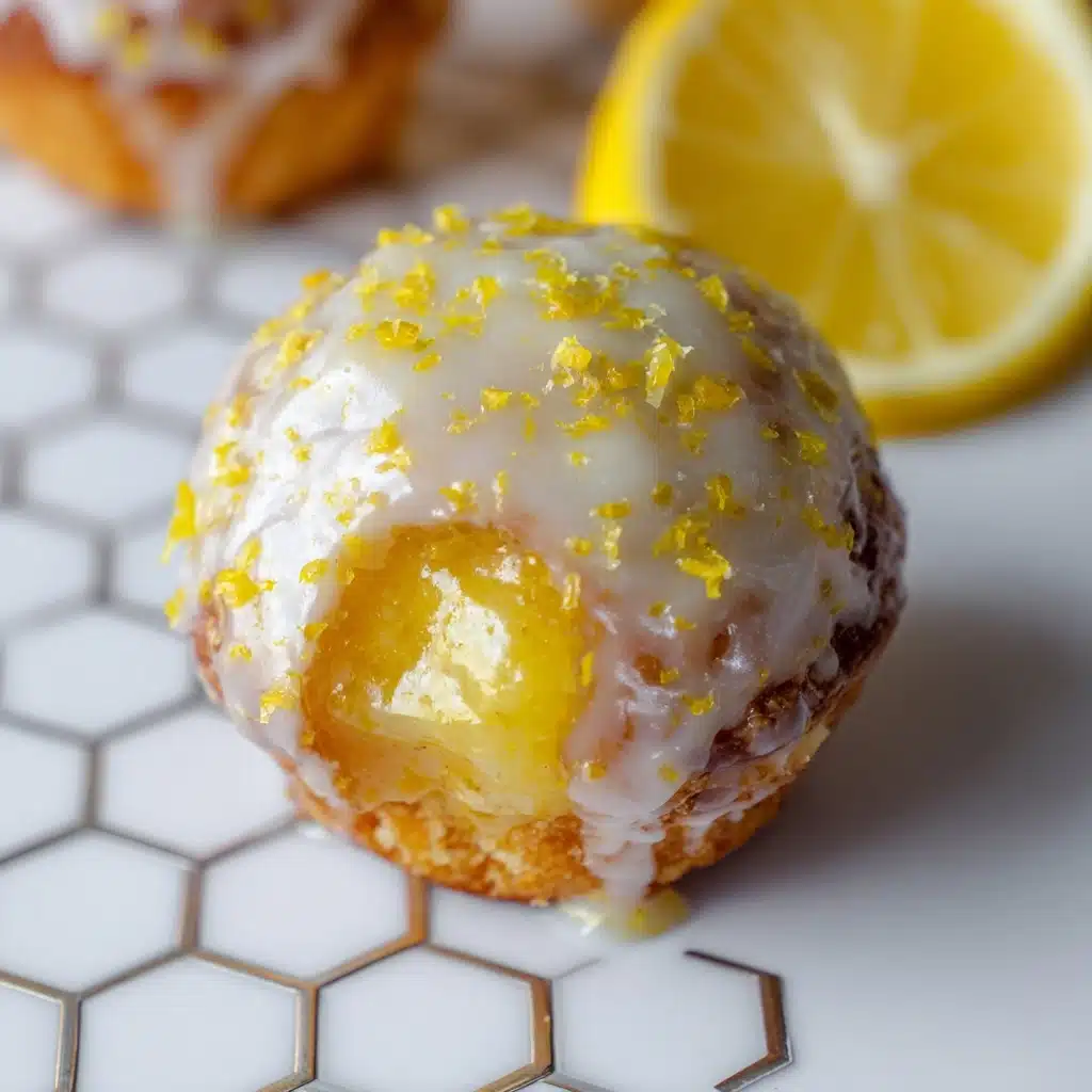 Moist and Fluffy Lemon Curd Muffins Recipe