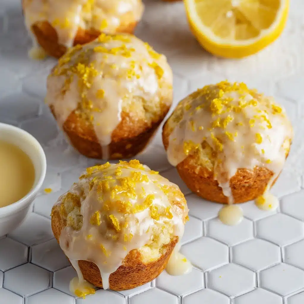 Moist and Fluffy Lemon Curd Muffins Recipe - Recipe Image
