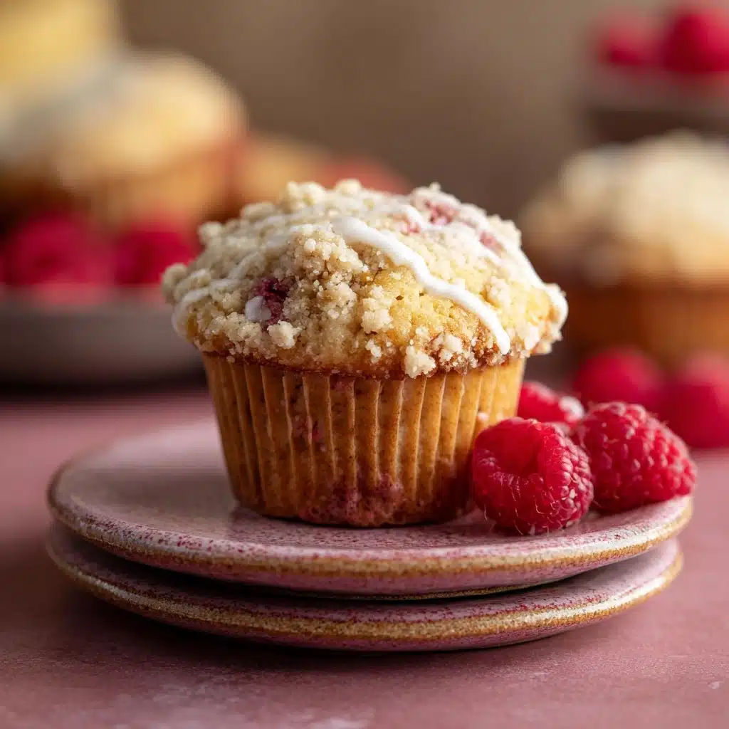 Freaking Amazing Lemon Raspberry Muffins Recipe - Recipe Image