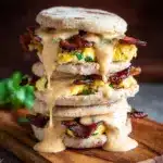 Chipotle Egg Scramble Breakfast Sandwiches Recipe
