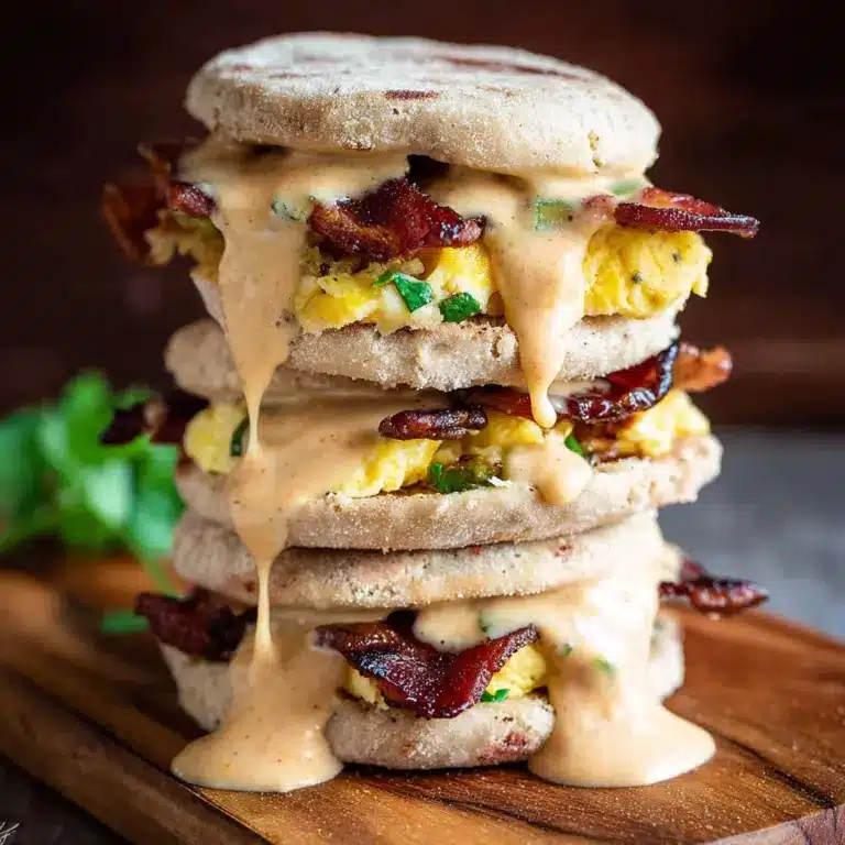 Chipotle Egg Scramble Breakfast Sandwiches Recipe