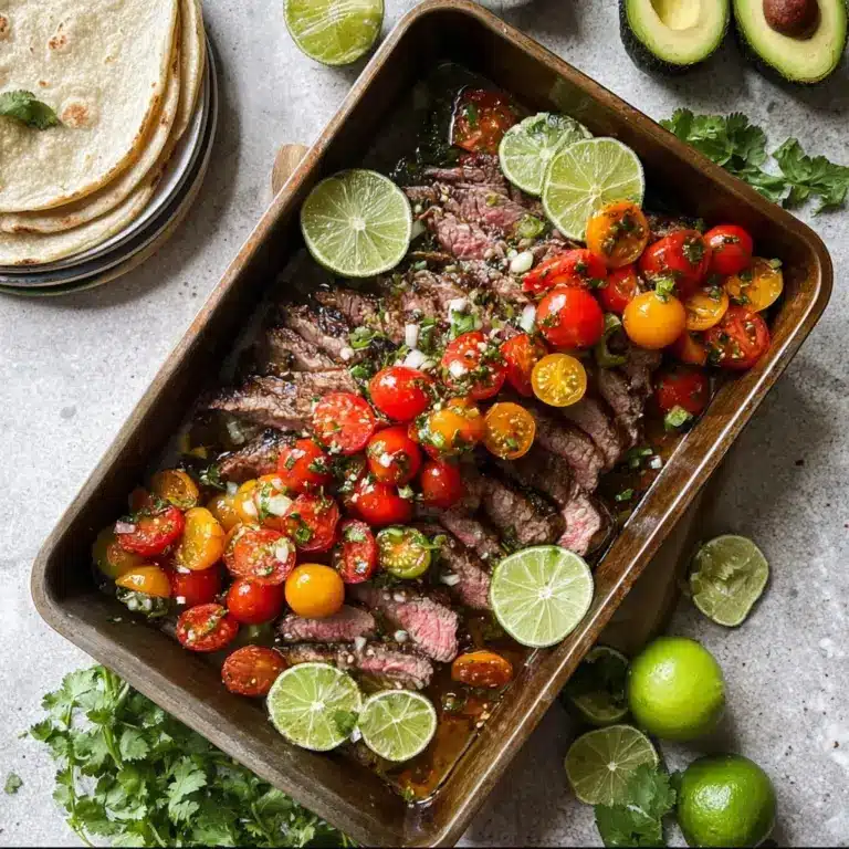 Cilantro Lime Flank Steak Recipe