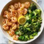 Lemon Butter Shrimp and Broccoli Skillet Recipe