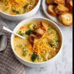 Basic + Awesome Broccoli Cheese Soup Recipe