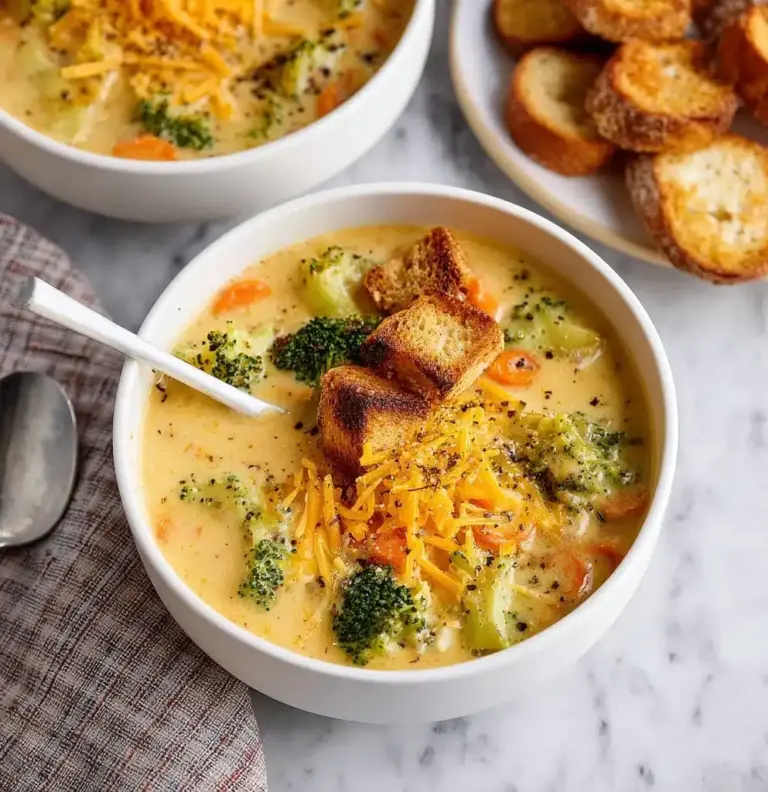 Basic + Awesome Broccoli Cheese Soup Recipe
