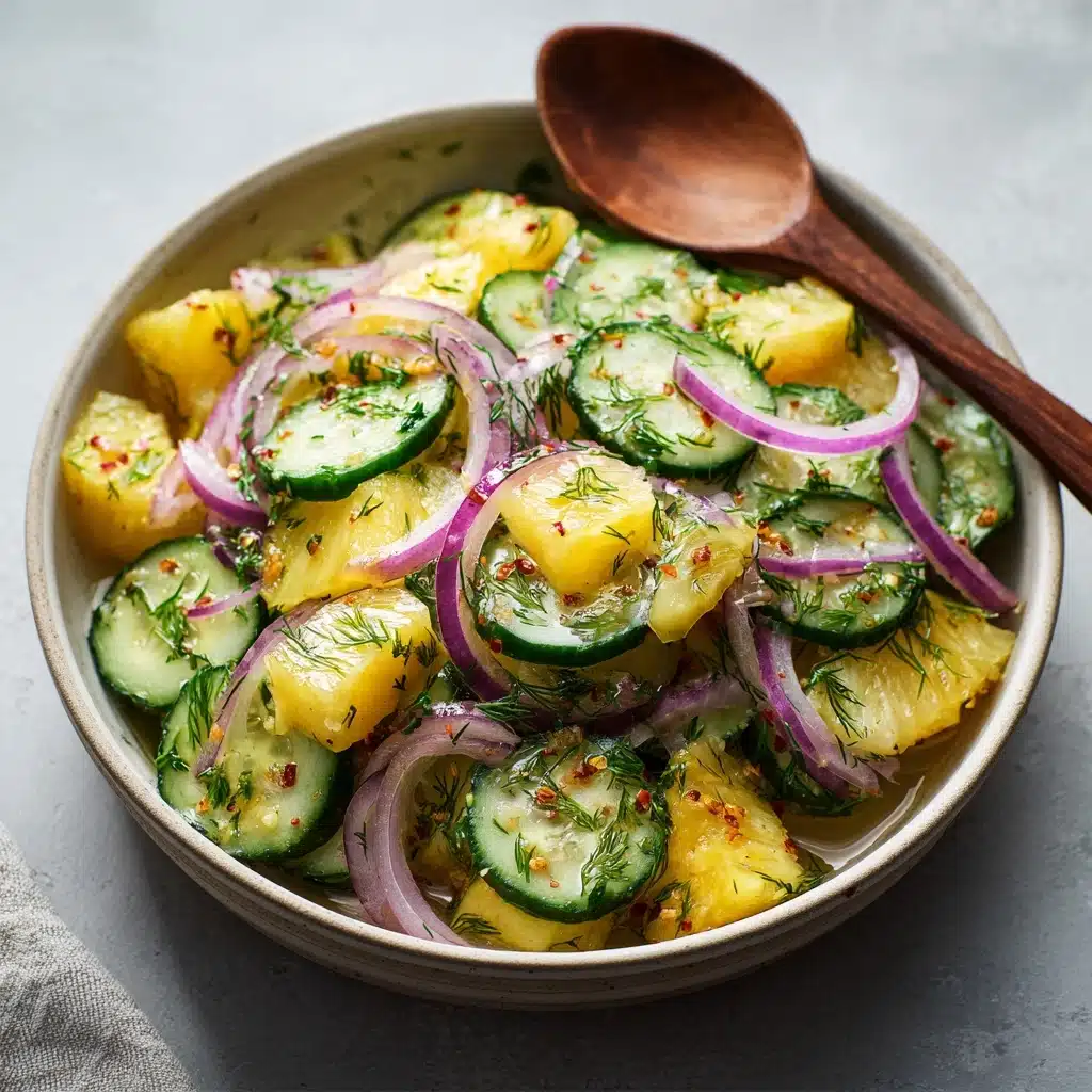 Easy Pineapple Cucumber Salad Recipe - Recipe Image