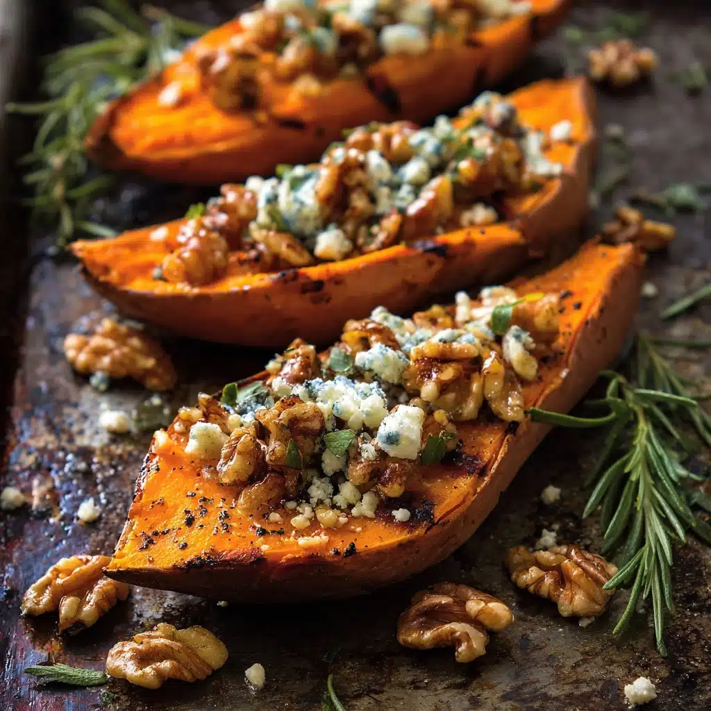 Walnut Maple Roasted Sweet Potatoes Recipe - Recipe Image