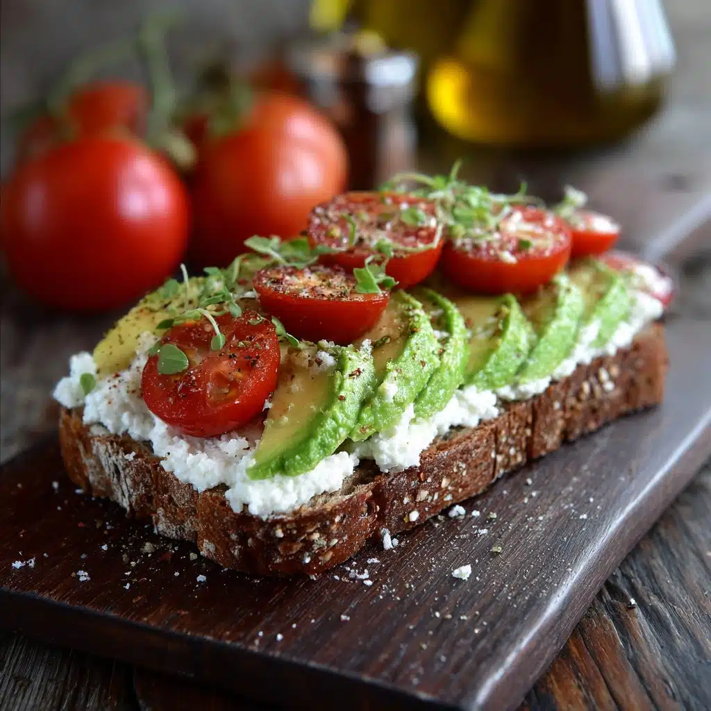 High-Protein Avocado & Cottage Cheese Snack Recipe - Recipe Image