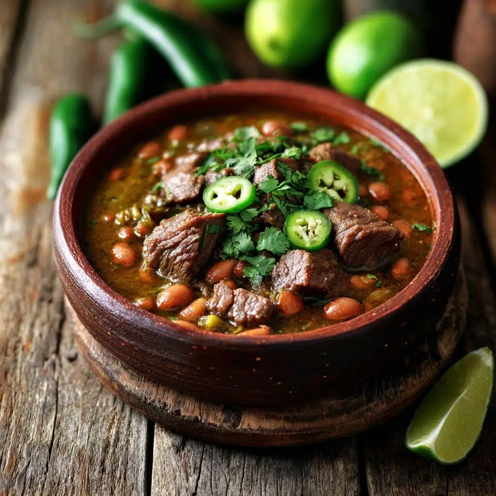 Slow Cooker Pinto Beans, Green Chile, and Beef Recipe - Recipe Image
