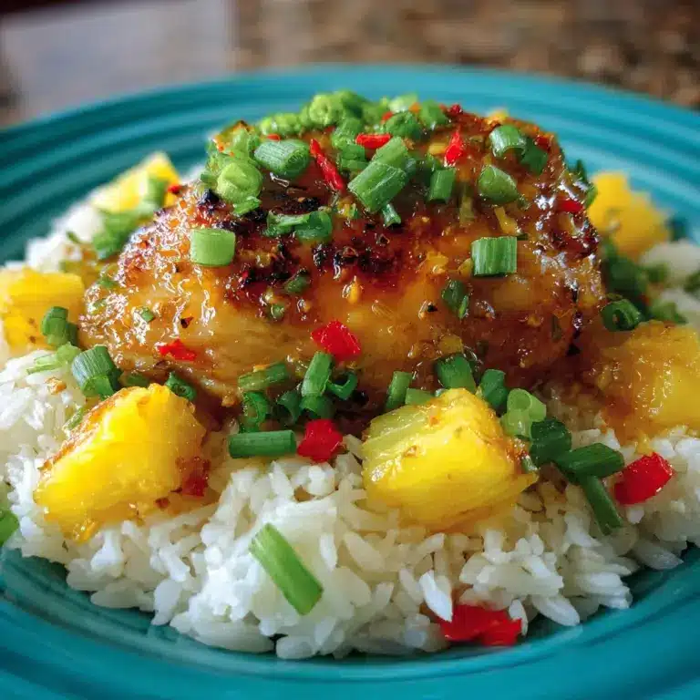 Sweet and Savory Pineapple Chicken and Rice Recipe