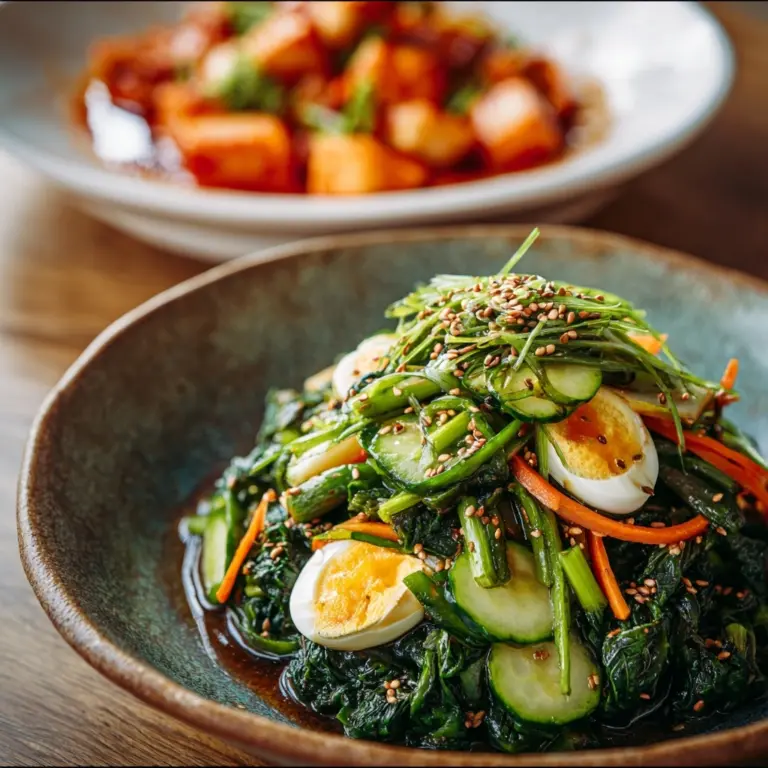 Korean Spinach Salad 2 Ways Recipe