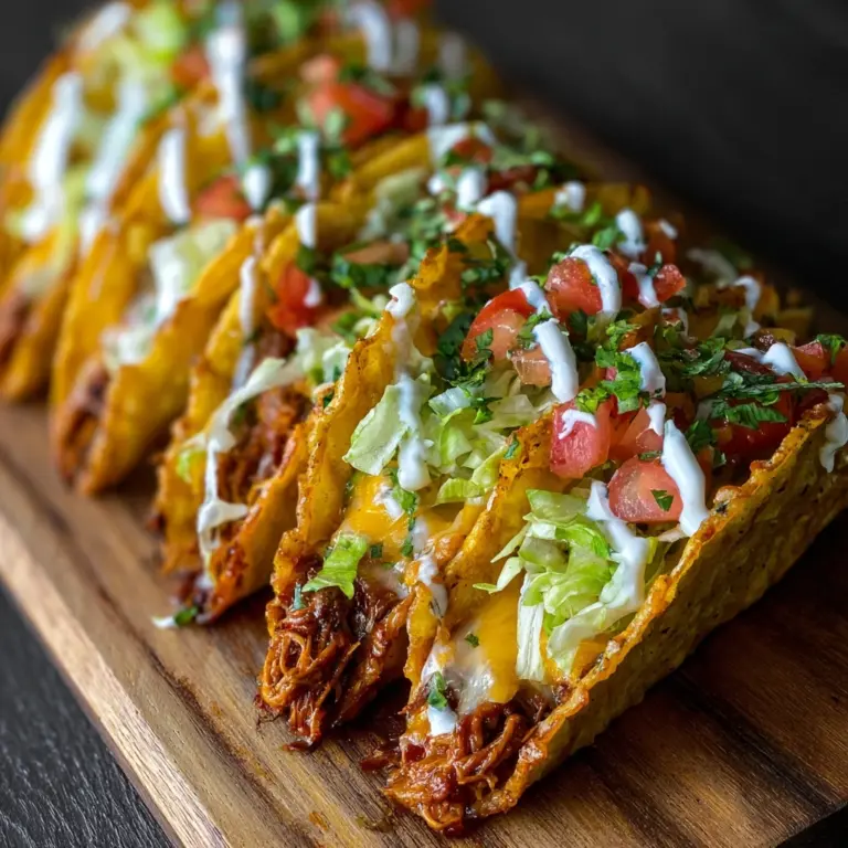 Loaded Cheesy Pocket Tacos Recipe