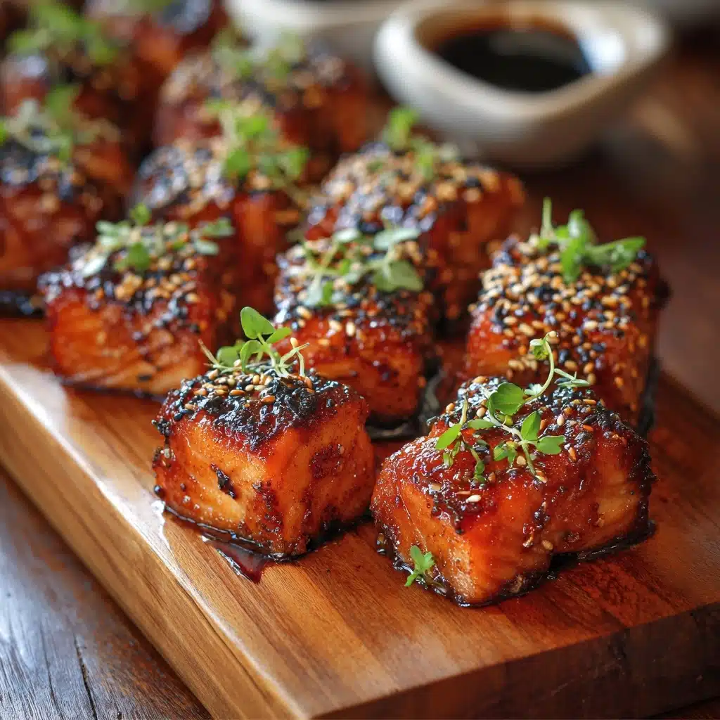 Crispy Honey Garlic Salmon Bites Recipe - Recipe Image