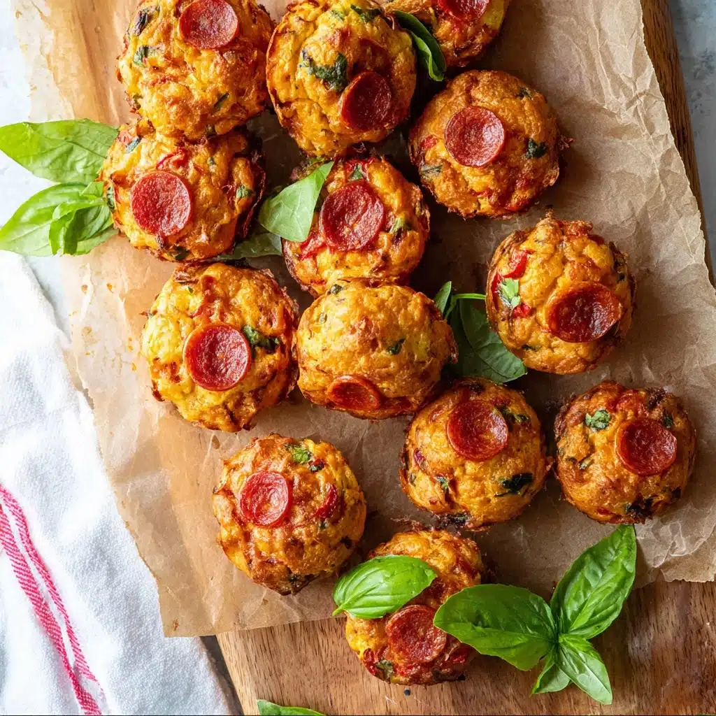 Mini Pizza Muffins Recipe - Recipe Image