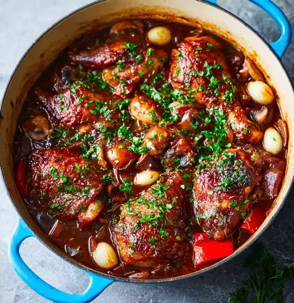 Julia Child's Coq au Vin Recipe