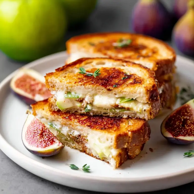 Fig Apple Grilled Cheese Recipe