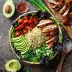 Honey Chipotle Chicken Bowls with Lime Quinoa Recipe