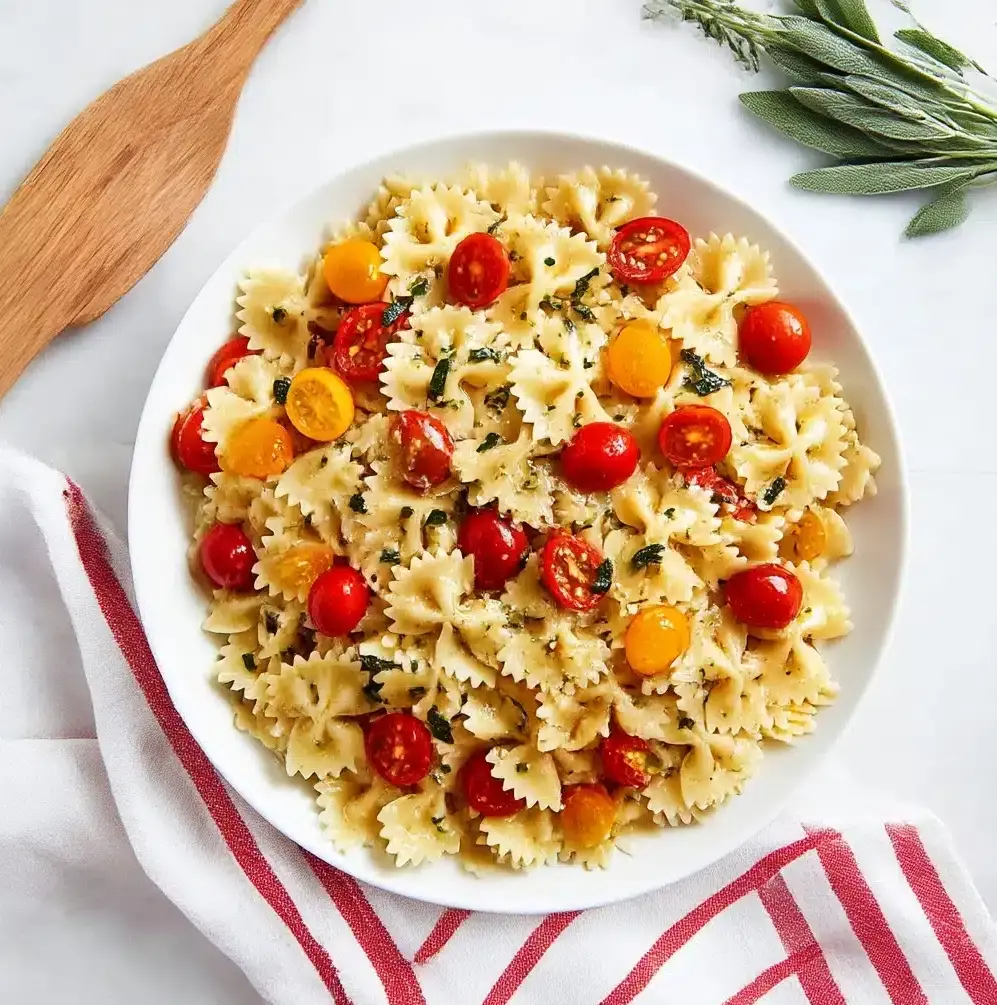 Creamy Goat Cheese Spinach Pasta Recipe - Recipe Image