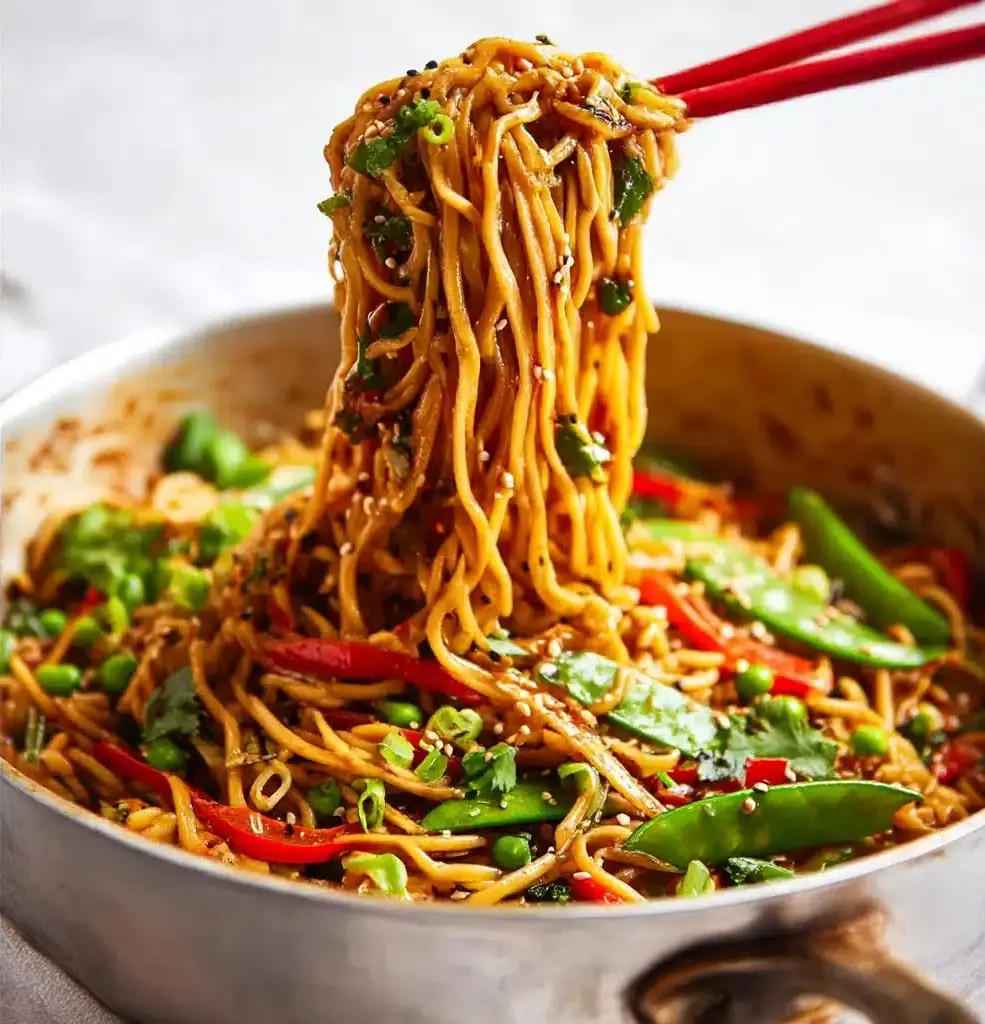 Spicy Thai Noodle Stir Fry Recipe - Recipe Image