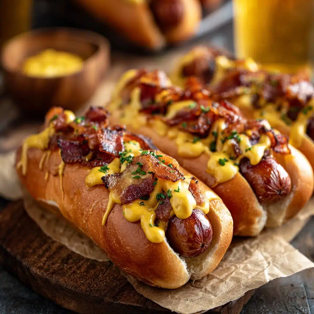 Air Fryer Grilled Cheese Hot Dogs Recipe - Recipe Image