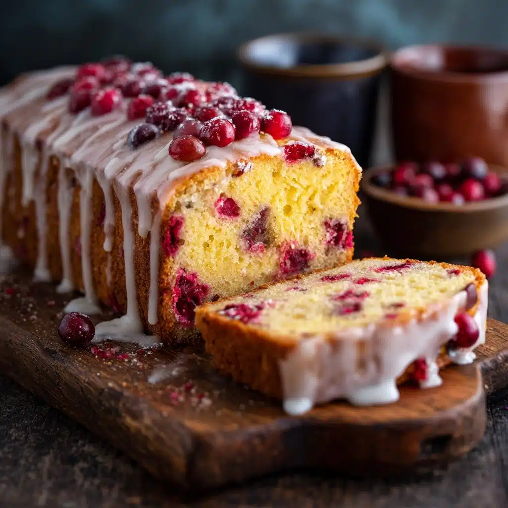Cranberry Orange Loaf with Sweet Glaze Recipe - Recipe Image