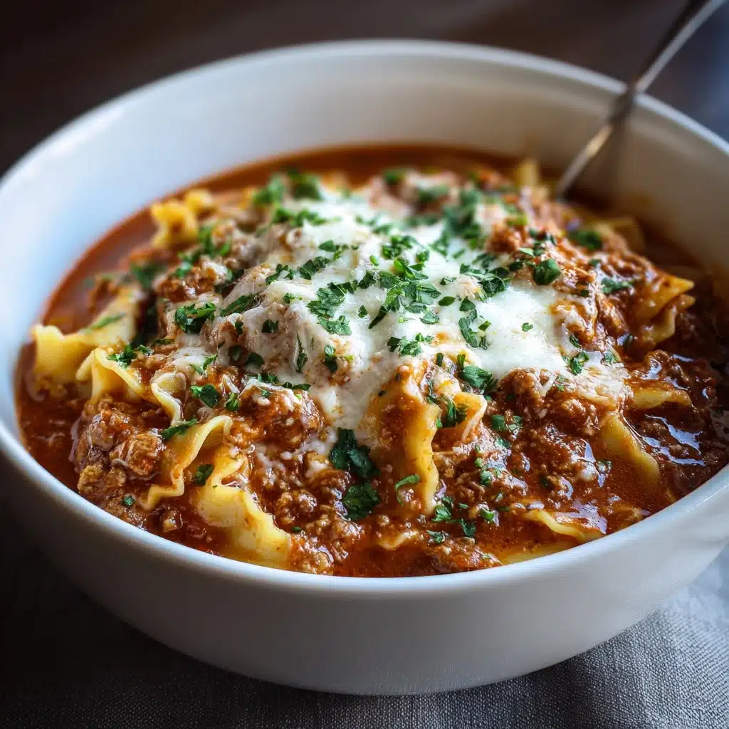 Slow Cooker Lasagna Soup Recipe - Recipe Image