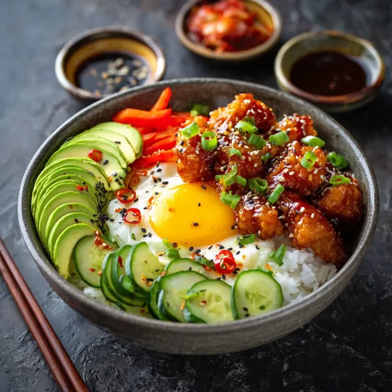 Hot Honey Chicken Bowls Recipe