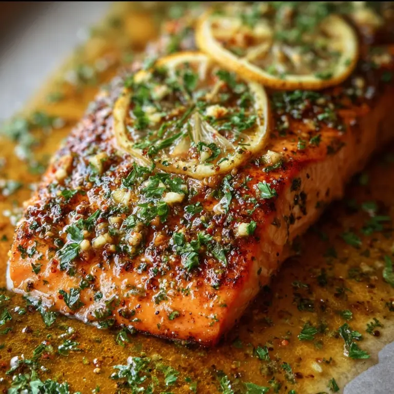 Lemon Garlic Butter Salmon Recipe
