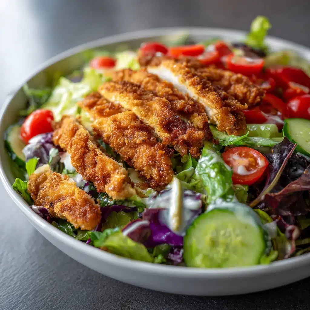Delicious Crispy Chicken Salad Recipe - Recipe Image