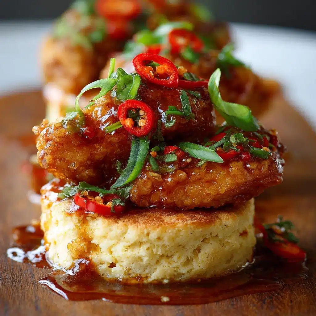 Hot Honey Chicken Biscuits Recipe - Recipe Image