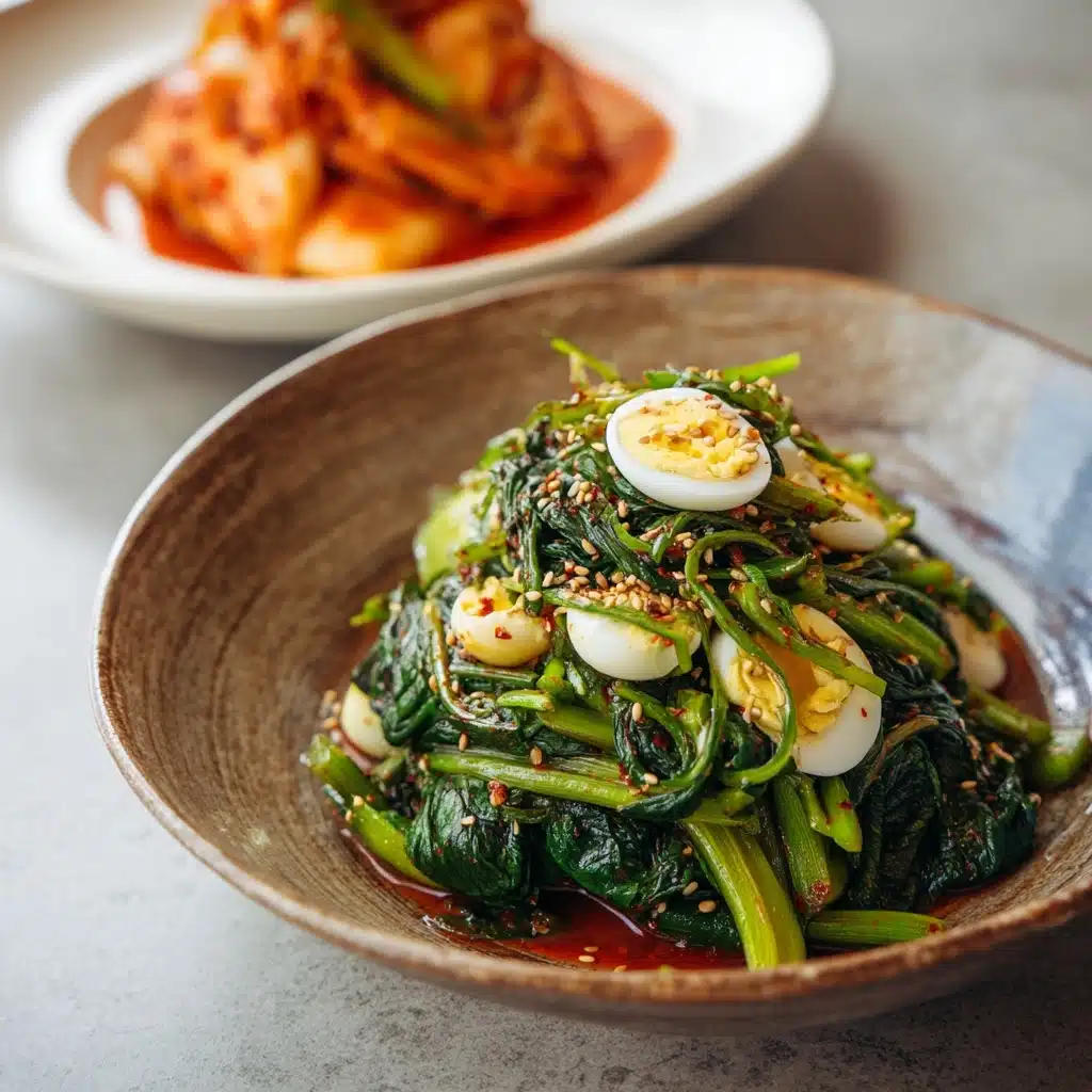 Korean Spinach Salad 2 Ways Recipe - Recipe Image
