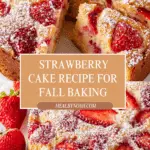 Simple Strawberry Rhubarb Cake Recipe