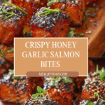 Crispy Honey Garlic Salmon Bites Recipe