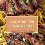 Garlic Butter Steak Lightning Noodles Recipe